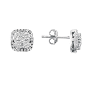 0,90ct Tasarım pırlanta küpe