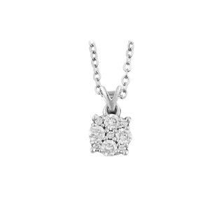 0,14ct Tasarım pırlanta kolye
