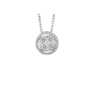 0,16ct Tasarım pırlanta kolye