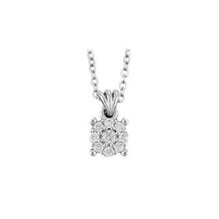 0,11ct Tasarım pırlanta kolye