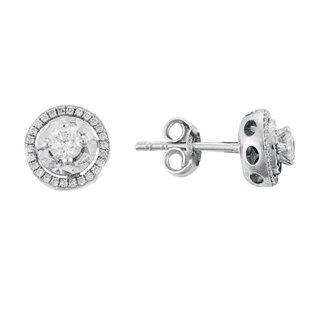 0,28ct Tasarım pırlanta küpe
