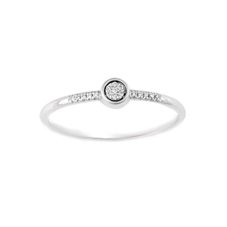 0,03ct Minimal tasarım pırlanta yüzük
