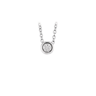 0,01ct Minimal tasarım pırlanta kolye