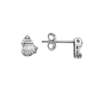 0,16ct Tasarım pırlanta küpe