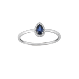 0,25ct Safir taşlı pırlanta yüzük