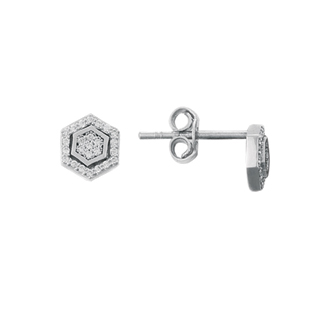 0,10ct Tasarım pırlanta küpe