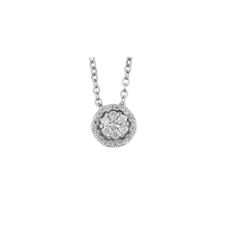 0,08ct Tasarım pırlanta kolye