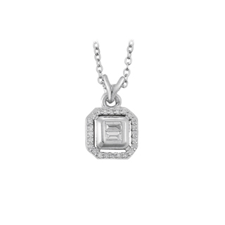 0,08ct Tasarım pırlanta kolye