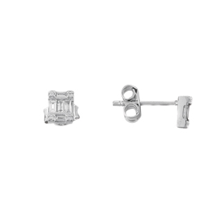 0,18ct Tasarım pırlanta küpe