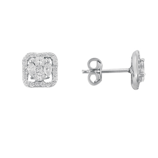 0,57ct Tasarım pırlanta küpe