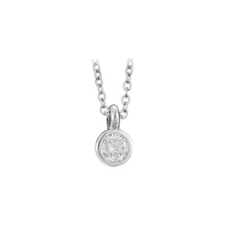 0,12ct Tasarım pırlanta kolye