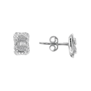 0,16ct Tasarım pırlanta küpe