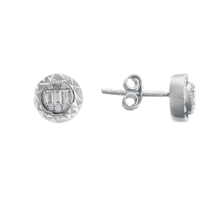 0,14ct Tasarım pırlanta küpe